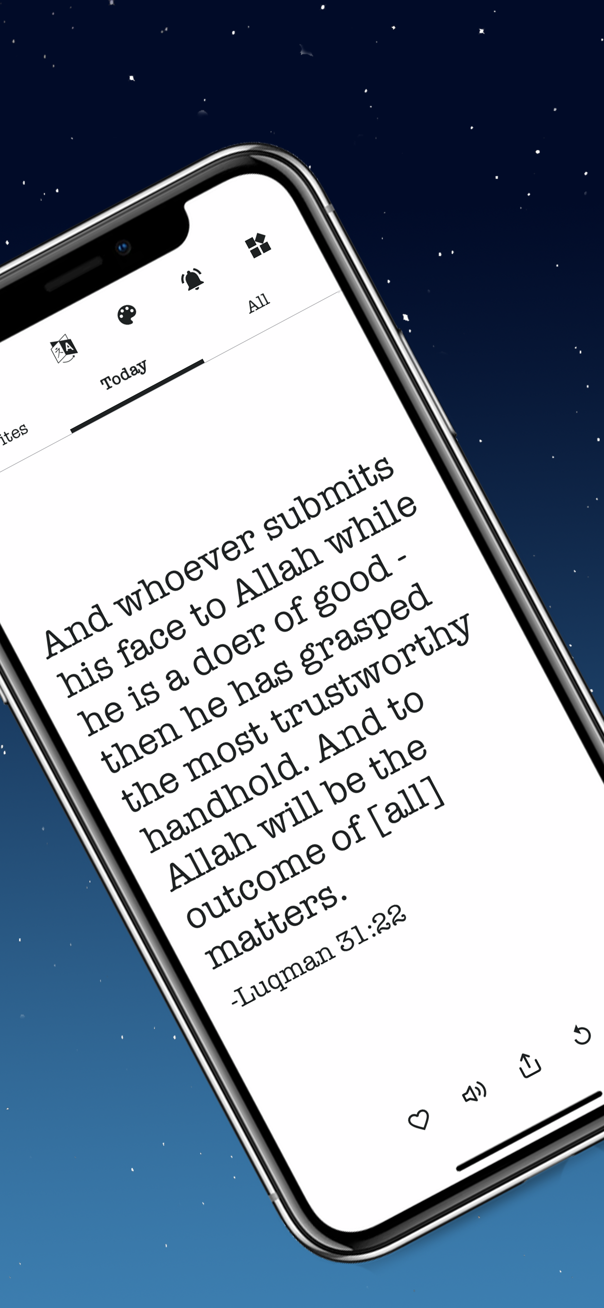 Screenshot 2 of Daily Quran Quotes